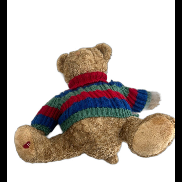 Gund Stuffed Animal Little Brown Bear with Holiday Sweater Plush Teddy (43467) - Picture 6 of 10